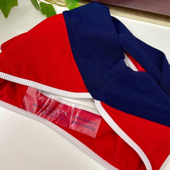 New BEACH RIOT Eva Bottom in Americana Colorblock Size S - Picture 9 of 11